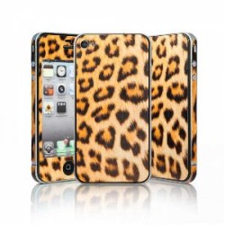 iPhone 4/4s Skin Sticker, Leopard