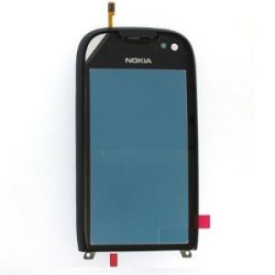 Nokia 701 lasi, musta